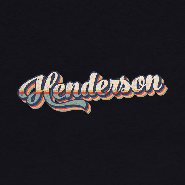 Henderson // Retro Vintage Style by Stacy Peters Art